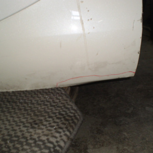 Дверь задняя Toyota Land Cruiser Prado KDJ150 '2013-2017 Дефект Без замка (под спойлер)