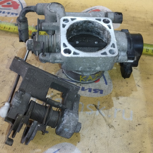 Заслонка дроссельная Nissan KA24 Presage U30/N30 + кулиса 161199E011 + 18919-9E000 + 163709E000
