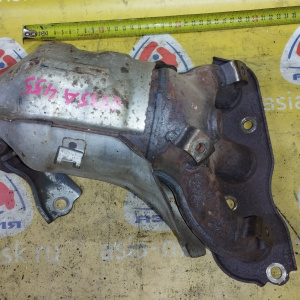 Коллектор выпускной Mitsubishi 6B31 Outlander CW6W с катализатором перед, лев 1555A455