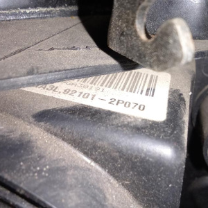 Ноускат Kia Sorento XM G4KE '2009-2012 AT RHD галоген+туманки (треснут бампер)