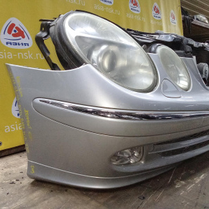 Ноускат Mercedes E-Class W211 '2002-2006 M112/M272 до рест серебро AVG AT RHD HID-ксенон (дефект бампера)