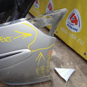 Ноускат Mercedes E-Class W211 '2002-2006 M112/M272 до рест серебро AVG AT RHD HID-ксенон (дефект бампера)