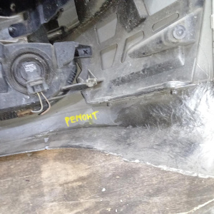 Ноускат Mercedes E-Class W211 '2002-2006 M112/M272 до рест серебро AVG AT RHD HID-ксенон (дефект бампера)