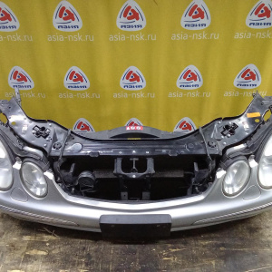 Ноускат Mercedes E-Class W211 '2002-2006 M112/M272 до рест серебро AVG AT RHD HID-ксенон (бампер ремонт)