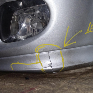 Ноускат Mercedes E-Class W211 '2002-2006 M112/M272 до рест серебро AVG AT RHD HID-ксенон (бампер ремонт)