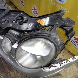 Ноускат Mercedes E-Class W211 '2002-2006 M112/M272 до рест серебро AVG AT RHD HID-ксенон (бампер ремонт)