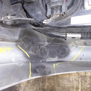 Ноускат Mercedes E-Class W211 '2002-2006 M112/M272 до рест серебро AVG AT RHD HID-ксенон (бампер ремонт)