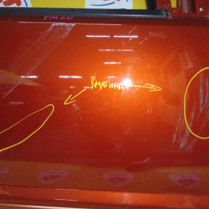 Дверь боковая Dodge Caliber PM '2008 перед, прав (дефект, вмятины)