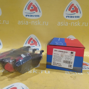 Колодки тормозные Audi 1J0698151E, ZM-1J0698151D F A3 8L1