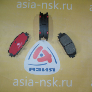 Колодки тормозные Toyota ZM-04465-52180 F Vitz/Belta/Corolla/Premio #CP9#/NZE141/NZT260 '2005-
