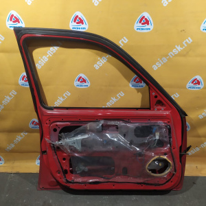Дверь боковая NISSAN March K11 перед, лев ДЕФЕКТ (цена за голое железо)