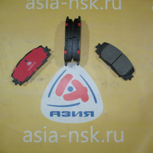 Колодки тормозные Toyota ZM-04465-52180 C F Vitz/Belta/Corolla/Premio #CP9#/NZE141/NZT260 '2005-
