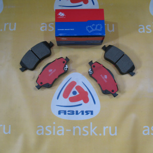 Колодки тормозные Toyota ZM-04465-02200 C F Corolla/Auris ZE15# '-2012/'-2012 Левый руль.