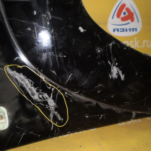 Крыло TOYOTA Hilux Surf VZN215 '2002-2005 перед, прав С уширителем (Дефект уширителя)+Дефект