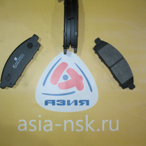 Колодки тормозные Mitsubishi/Nissan D6128MH F L200/Pajero/Challenger#NV200 '2006-/'-2009/'2008-/'2010-