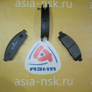Колодки тормозные Mitsubishi/Nissan D6128MH F L200/Pajero/Challenger#NV200 '2006-/'-2009/'2008-/'2010-