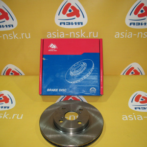 Диск тормозной ZM-43512-12620 F Toyota Allex/Corolla/Corolla Fielder/Corolla Runx NZE12#/ZZE12#/ZZE15# '2000-2006 толщина-25мм.