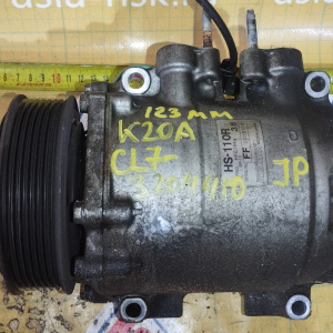 Компрессор кондиционера Honda K20A/K24A Accord CM2/CL7/CL9 диаметр шкива 123-124 мм. RHD JAPAN 38810-RBA-006
