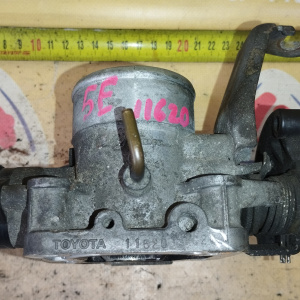Заслонка дроссельная Toyota 4E/5E-FE Corolla/Tercel/Paseo EE110/EL50 22210-11620 europe ДЕФЕКТ ДАТЧИКА ПОЛОЖЕНИЯ