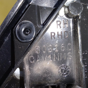 Зеркало Dodge Nitro KA прав 7к RHD-правый руль 55157192AF '2007