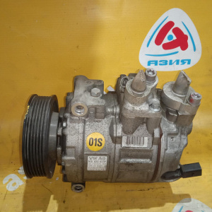 Компрессор кондиционера Volkswagen CAWA/CAXA/BLF Golf Plus 5M1/B6/3C2/5K1/5N1 '2006 (дефект шкива) 7SEU17C VAG 1K0820803P