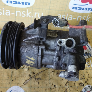 Компрессор кондиционера Toyota 1NZ-FE Corolla Fielder/Probox NCP51 '2004- ДЕФЕКТ ШКИВА СКОЛЫ И КЛАПАНА Пластиковый шкив диаметр 125 мм. 447260-2031/-2