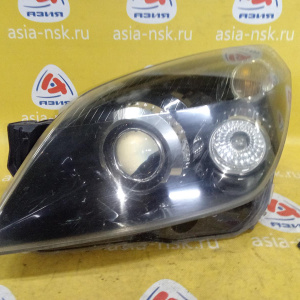 Фара Opel Astra H A04/L35/L48 лев линза тёмная галоген (дефект, двух креплений)