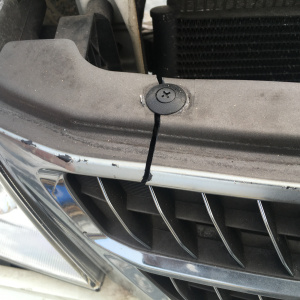 Ноускат Nissan Presage NU30 KA24DE a/t сонары (сломана решетка) ф.1595 т.2177