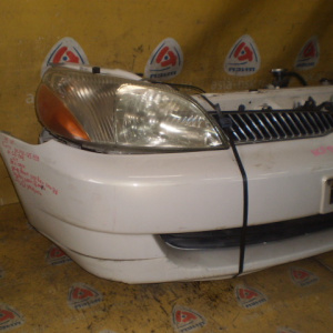 Ноускат Toyota Platz NCP12 '1999-2001 a/t Дефект бампера (порван снизу) Глубокие царапины R фары.Без L заглушки ф.52-009