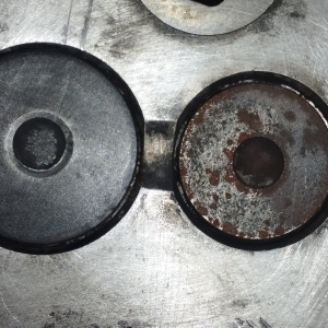 Головка блока TOYOTA 2C/3C вак. на 2 цил НУЖНА ЗАМЕНА КЛАПАНОВ НА 4 ЦИЛИНДРЕ