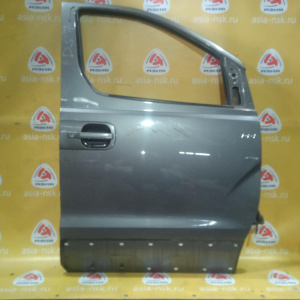 Дверь боковая Hyundai H1/Grand Starex TQ перед, прав под накладку (дефект, замят угол)