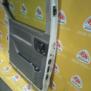 Дверь боковая Hyundai H1/Grand Starex TQ зад, лев Wagon под накладку (дефект, вмятина)