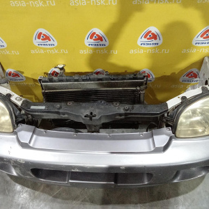 Ноускат Hyundai Santa Fe SM/BB '2000-2004 Правый руль, акпп, туманки, бачок омывателя (дефект бампера)