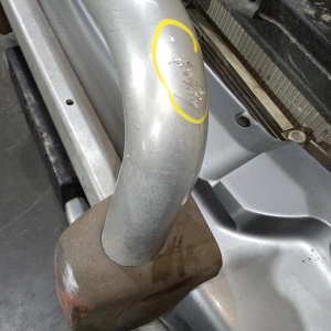 Ноускат Hyundai Santa Fe SM/BB '2000-2004 Правый руль, акпп, туманки, бачок омывателя+дуга (дефект бампера)