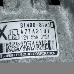 Генератор Suzuki K6A-DET Jimny JB23W 2 конт. ( L/IG ) 12V 55A 31400-81A10 / A7TA2192