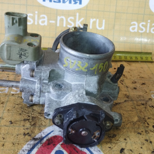 Заслонка дроссельная Toyota 4S-FE Camry/Vista SV30 '1991- 22210-74720 a/t трамбл 4 болта OLD  ДЕФЕКТ ДАТЧИКА ПОЛОЖЕНИЯ ( датчик х/х 22270-74040 )
