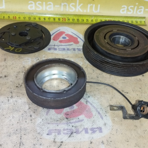 Шкив Компрессора кондиционера Nissan 92660WE410 + 32BD4718DUK8A AD Y11 QG15/QG18 NEW в сборе с подшипником