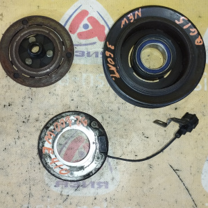 Шкив Компрессора кондиционера Nissan 92660WE410 + 32BD4718DUK8A AD Y11 QG15/QG18 NEW в сборе с подшипником