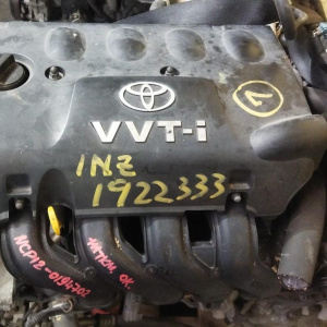 Двигатель Toyota 1NZ-FE-1922333 МЕХ ДРОСЕЛЬ ПРОБЕГ 111 Т КМ Platz/Vitz/Funcargo NCP12-0194702 '2001-