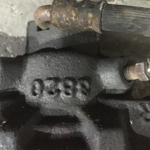 Суппорт Subaru BHE Outback зад, прав 8820