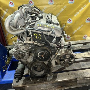 Двигатель Mazda ZL-DE-349574 4WD БЕЗ ГЕНЕРАТОРА И КОНДЕРА Familia BJ5W