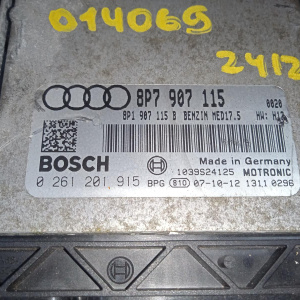 Блок управления двс Audi A3 8P1 BZB '2007 1.8 TFSI 2WD DSG-6 0261201915 8P7907115