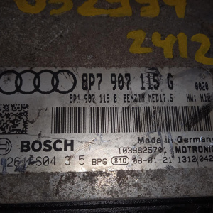 Блок управления двс Audi A3 8P1 BZB '2008 2WD 1.8 TFSI  DSG-6 0261S04315 8P7907115G
