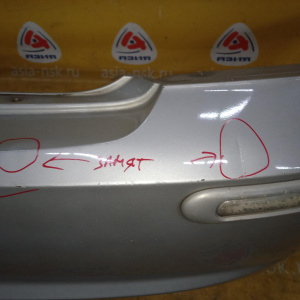 Бампер Hyundai Elantra XD/CA '2003-2006 зад Седан, парктроники (трещины, вмятины) 866112D500, 866102D500