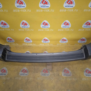 Бампер Hyundai Tucson JM/BH '2004-2009 зад (замят левый угол) 2 трубы, под уширители 866112E050