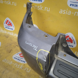 Бампер Hyundai Tucson JM/BH '2004-2009 зад (замят левый угол) 2 трубы, под уширители 866112E050