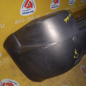 Бампер Hyundai Tucson JM/BH '2004-2009 зад (замят левый угол) 2 трубы, парктроники, жёсткость, под уширители 866112E050