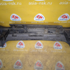 Бампер Hyundai Tucson JM/BH '2004-2009 зад (замят левый угол) 2 трубы, парктроники, жёсткость, под уширители 866112E050