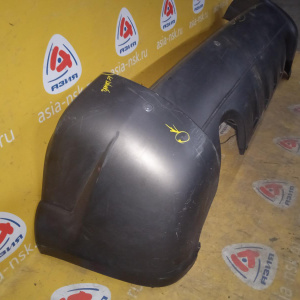 Бампер Hyundai Tucson JM/BH '2004-2009 зад (замят левый угол) 2 трубы, парктроники, жёсткость, под уширители 866112E050