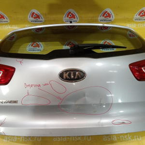 Дверь задняя KIA Sportage SL '2010-2016 фонари до рест. (вмятины, царапины на левом фонаре)